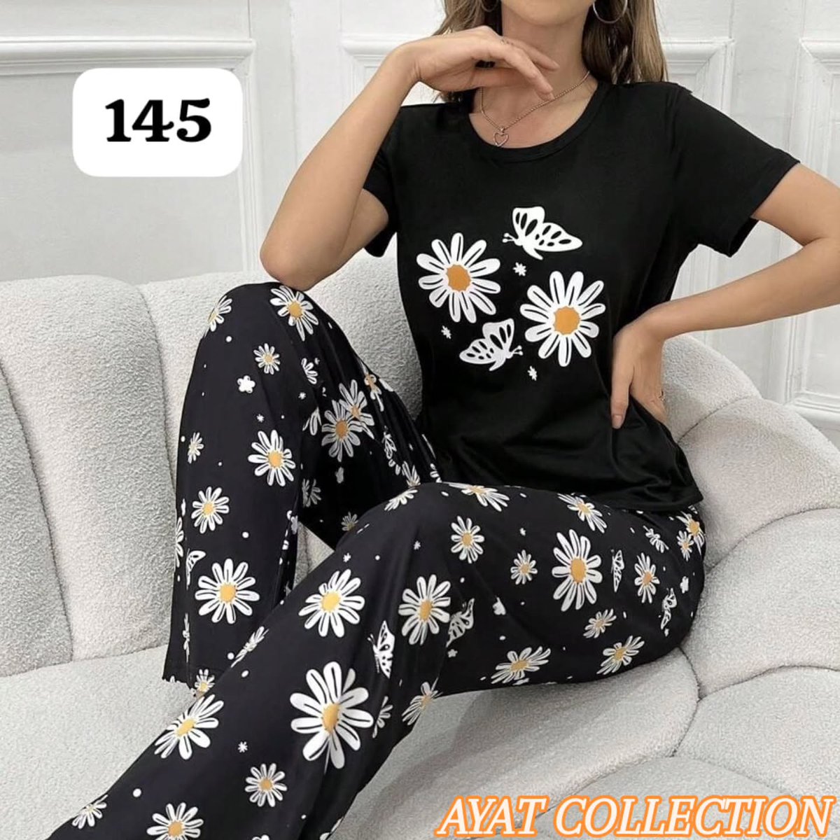 Tyler_Rei's tweet photo. AYAT COLLECTION New Arrivals: Soft, breathable cotton jersey 2-piece loungewear set. Perfect for home, sleep and chill days. Sizes M, L, XL. Price: 1549/- with DC. https://t.co/tbEweFOZiL