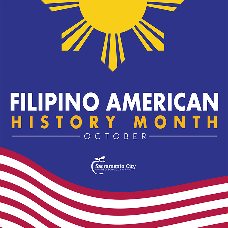 officialSCUSD's tweet photo. October is Filipino American History Month, commemorating the first recorded presence of Filipino people in the US in 1587. We honor the rich history, culture, and contributions of Filipino Americans and celebrate the many ways they have strengthened and enriched our communities. https://t.co/gtF0wXlsuQ