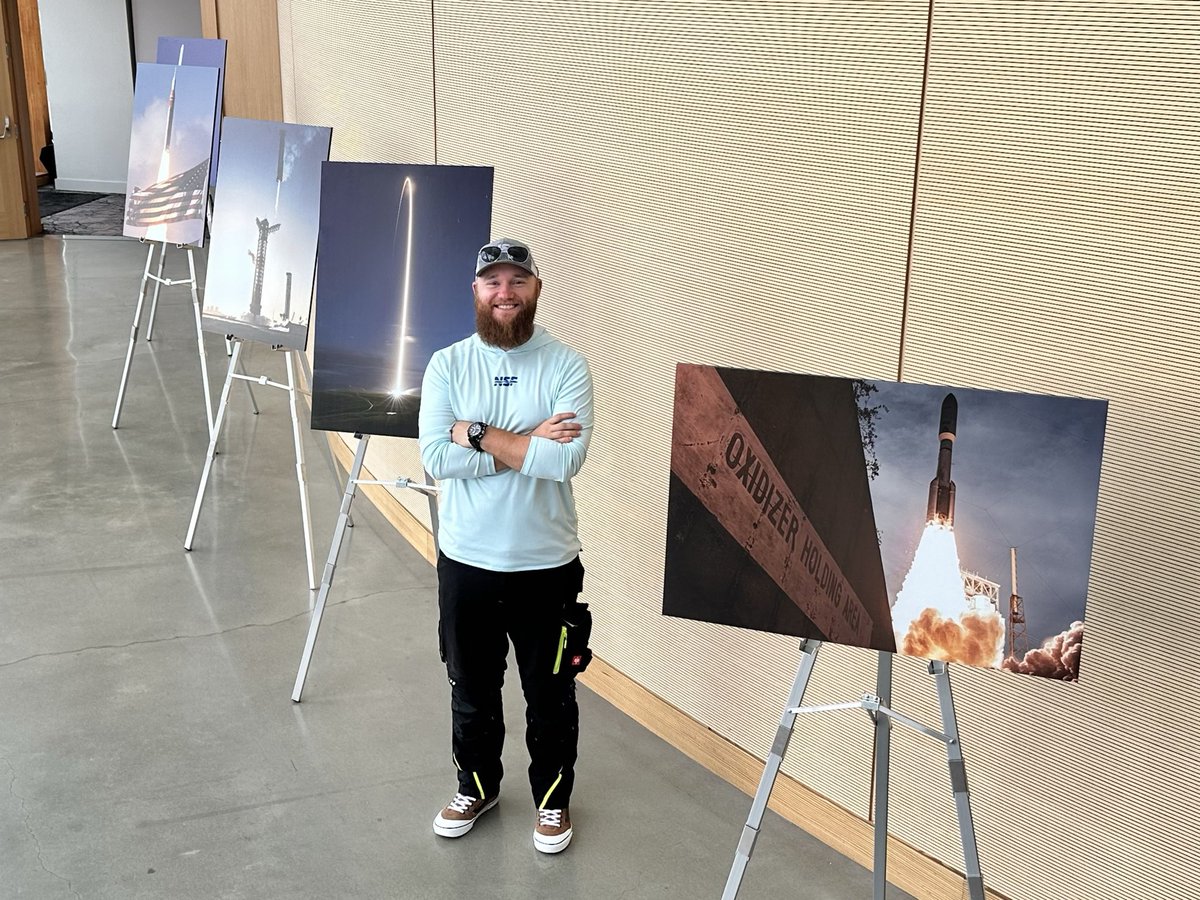 Spacepointorg's tweet photo. Great to have @_MaxQ_ join us for Interplanetary Life 2026!

A brilliant gallery and even better person. https://t.co/1qVWsojsqZ