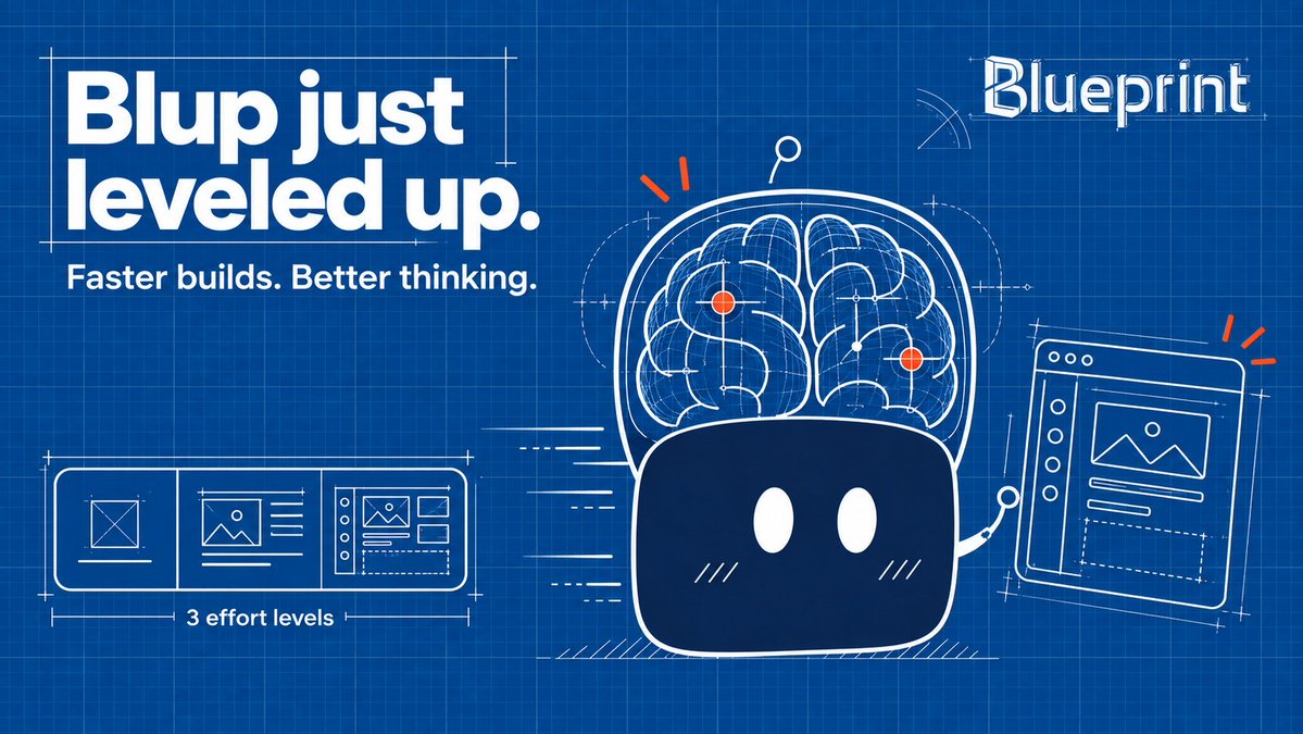 blueprintools's tweet photo. Blup is now faster and smarter at building.

Also new: choose how hard he thinks

Auto: he picks per job
Low: fast drafts
Medium: balanced speed and care
High: every step thought through

You pay only for what he uses.

https://t.co/NiA82inwBu

solana:GgsSaetRZNCuP9HEWjbojtVWByRWFxpr93S1wtGFpump