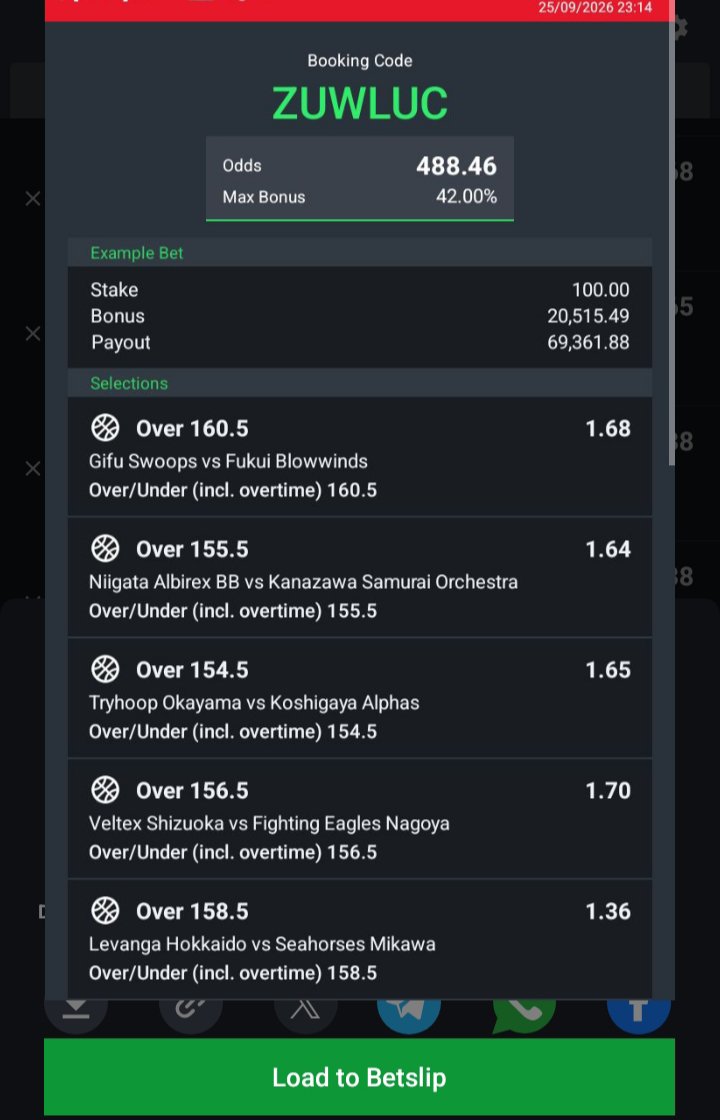 scantyCF's tweet photo. Midnight games 🏀 Japan B
400 odds 14/14 ✅
Sportybet Basketball code: ZUWLUC 💥
...........
Bet responsibly 💯 
Sporty / Booking / Edit / Till morning https://t.co/ltfefl81e9