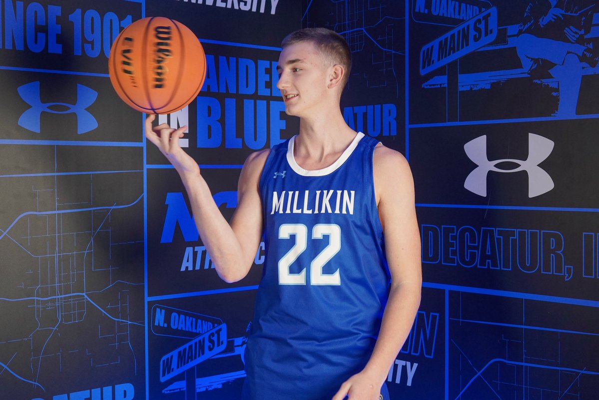 nick_brzezniak's tweet photo. After a great visit and conversation with Coach Noonan and Coach Cupples i’m blessed to receive an offer from Millikin University 
@LWCBBALL @ILHoopProspects  @Sports4Illinois @_austinking8 @babybluee32 @BFlaro15 @renegade_club @AthleticsFlight @CoachGHill @_CoachHardy https://t.co/CXkKbQ38ap