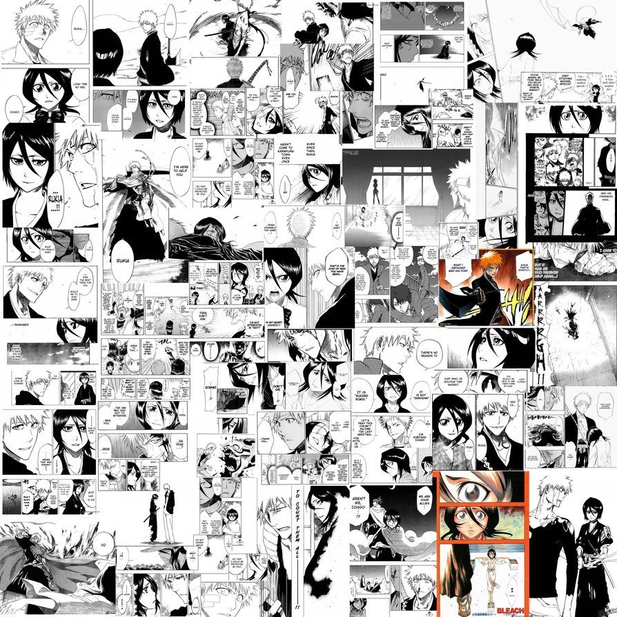 AiramSailu10329's tweet photo. Este collage que encontré con momentos de ichigo y rukia del manga, (y que tambien aparecen en el anime) y la mayoria son momentos de miradas e interacciones mutuas, y muy significativos, gracias al alma que se tomó el tiempo de hacerlo, que grande eres 🥺👍 https://t.co/g6wPggtPtC