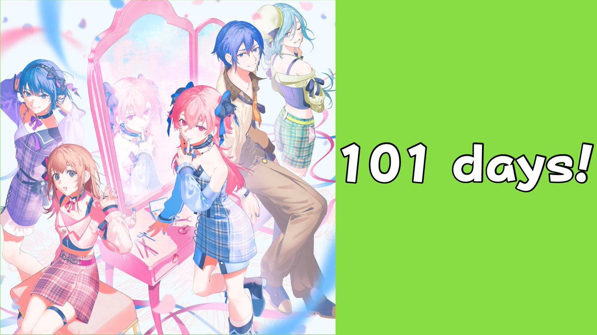 countdown_prsk's tweet photo. 10 days until Vivid BAD SQUAD’s thirteenth single!
24 days until Nightcord at 25:00’s thirteenth single!
101 days until MORE MORE JUMP’s fourteenth single!
115 days until Nightcord at 25:00’s fourteenth single! https://t.co/LLjp7vVaWw