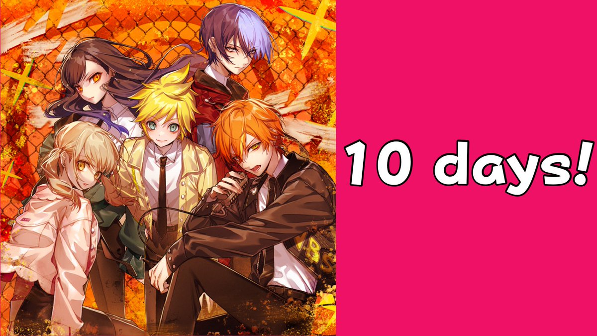 countdown_prsk's tweet photo. 10 days until Vivid BAD SQUAD’s thirteenth single!
24 days until Nightcord at 25:00’s thirteenth single!
101 days until MORE MORE JUMP’s fourteenth single!
115 days until Nightcord at 25:00’s fourteenth single! https://t.co/LLjp7vVaWw