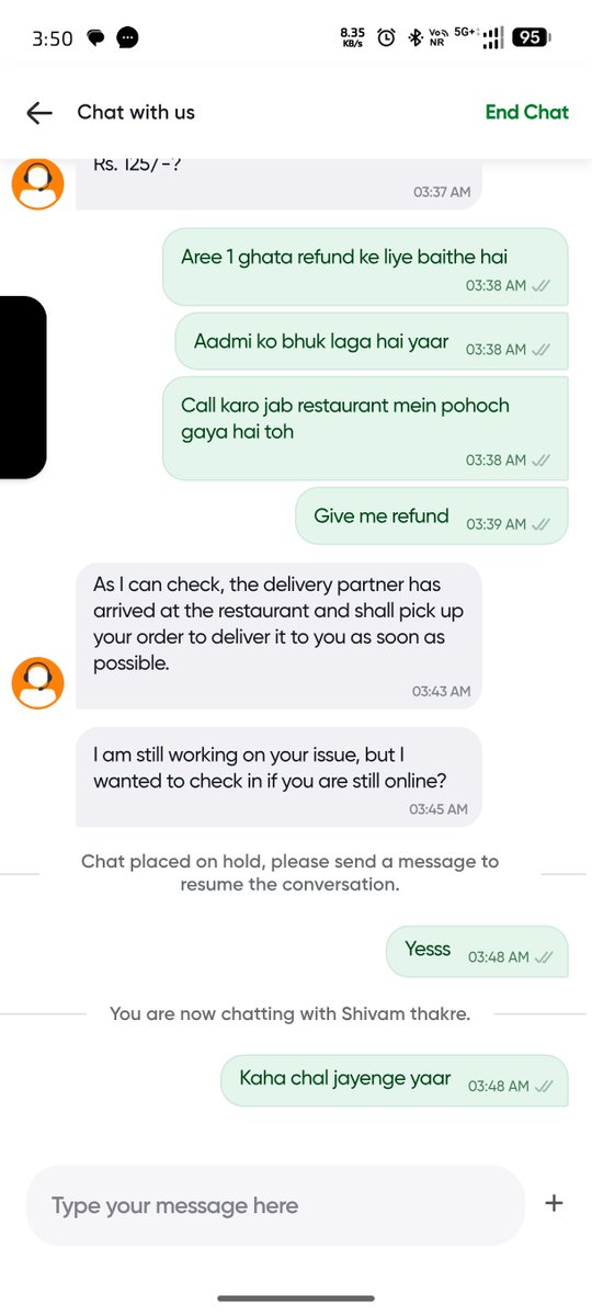 adarshiify's tweet photo. @Swiggy @HDFC_Bank @SwiggyCares Even customer support sleeps during his work time 
@Swiggy https://t.co/32IfAbeApO