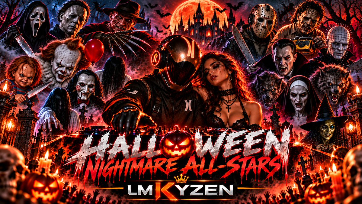 LMkyzenrecords's tweet photo. 👹 THE NIGHTMARE’S ALIVE! 👹
The full track is finally here. 🔥🎃

WHO’S YOUR NIGHTMARE?

Create your own nightmare.

👉 Watch the full track on YouTube:
https://t.co/26lPkwYOUJ

#TheNightmaresAlive #Halloween2026 #HalloweenMusic #DarkElectro #ElectroHouse #FrenchTouch #Halloween https://t.co/ZdlawKSefw