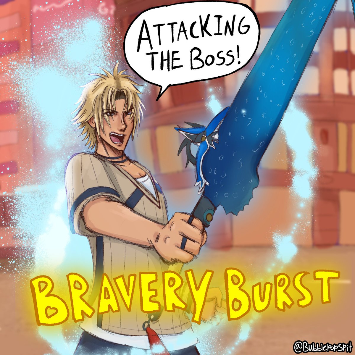 Bubblepopspit's tweet photo. When you're trying to do your burst but Bartz is on the other team... 😒
#DDFF #ディシディア #デュエルム・ゴーストチャレンジ #FFX #FF10 #FFV #FF5 #Tidus #ティーダ #Bartz #バッツ #Fanart https://t.co/FApciqtKPN