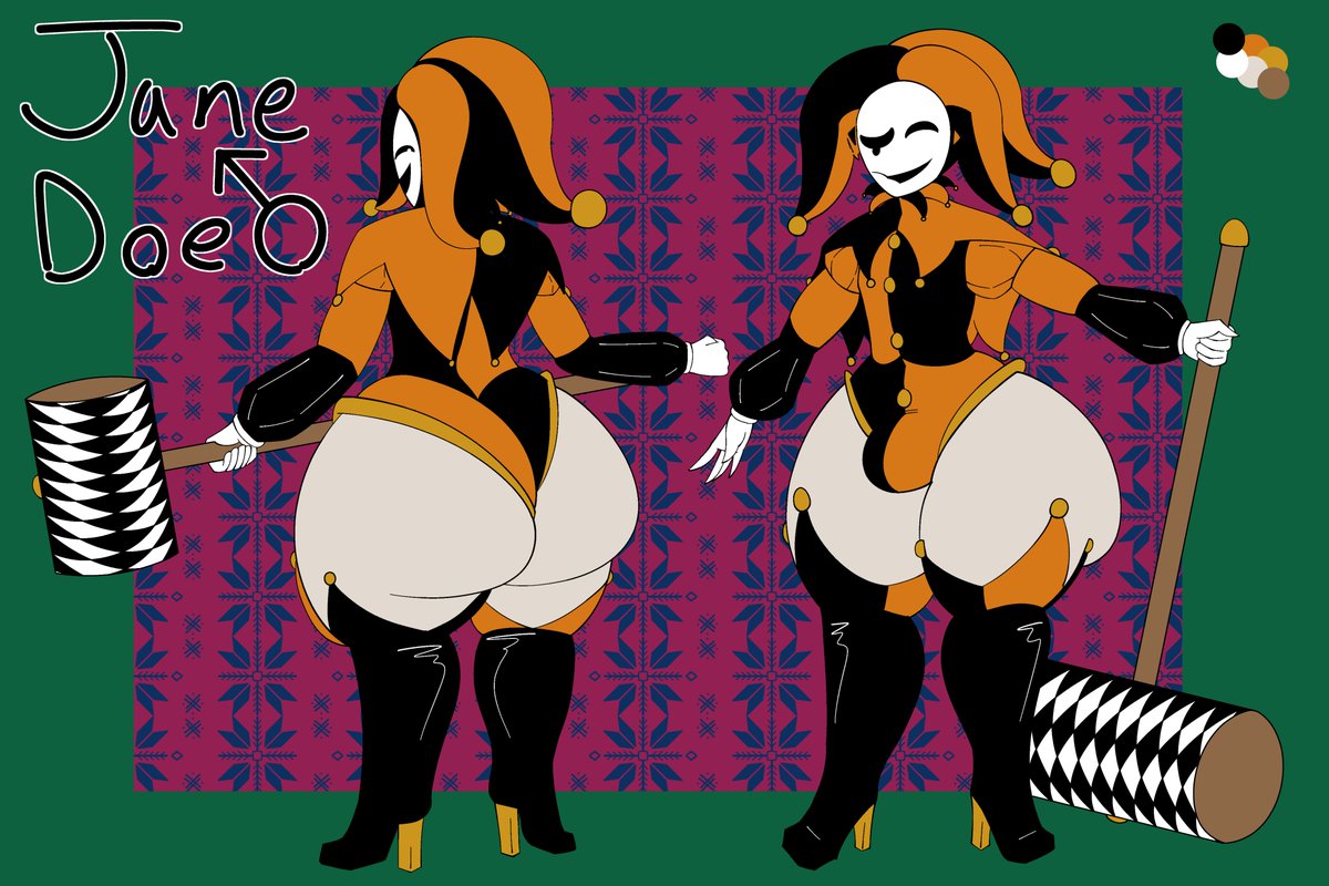 JubiSmiley's tweet photo. I finished me Jester, gave him a girl name https://t.co/WF0Gwe14vc
