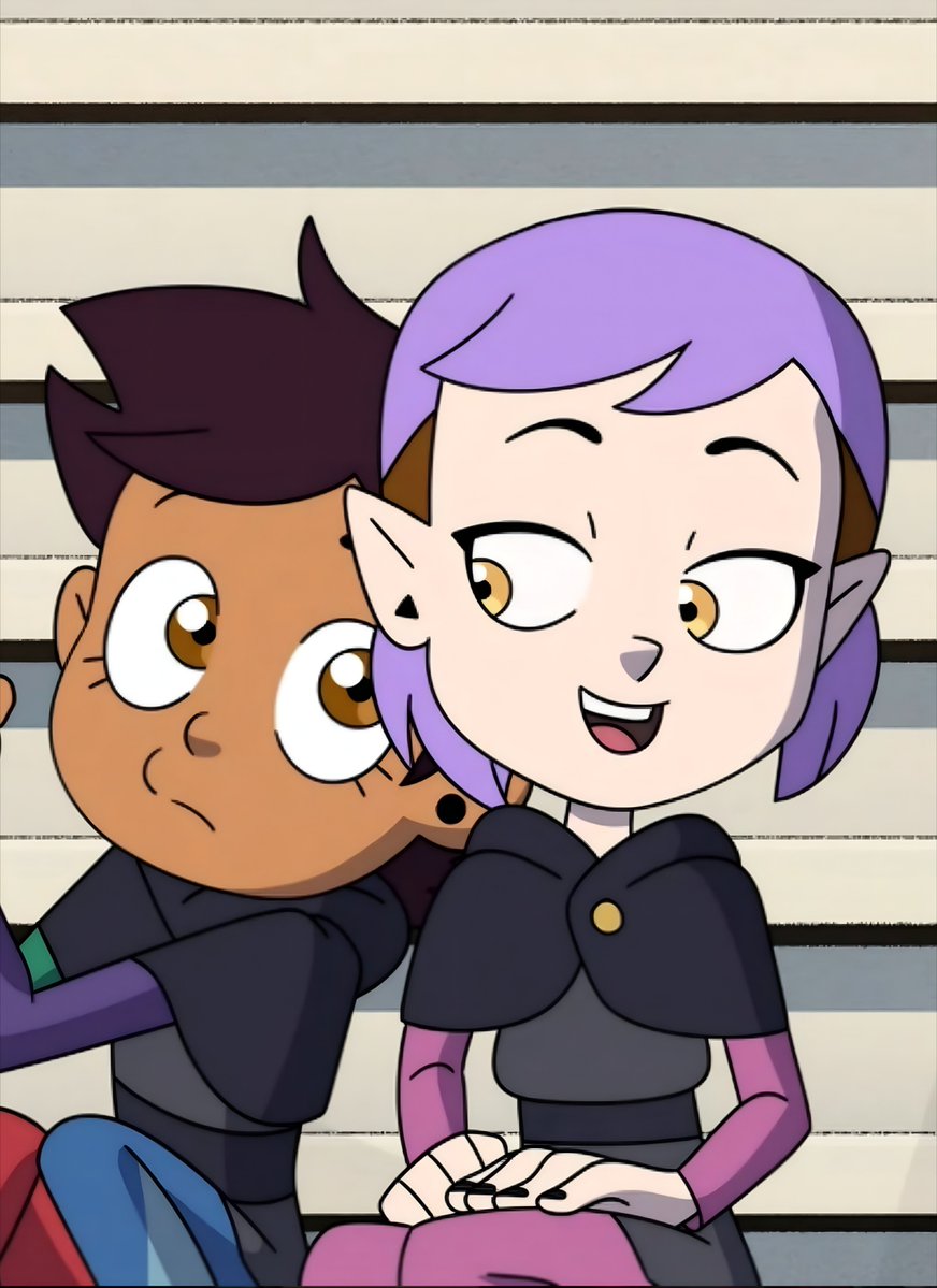 CartoonsOTMoon's tweet photo. Nuevo vistazo a Luz y Amity en la novela de The Owl House:

​Llega este 29 de septiembre. https://t.co/azWcX6rpnj