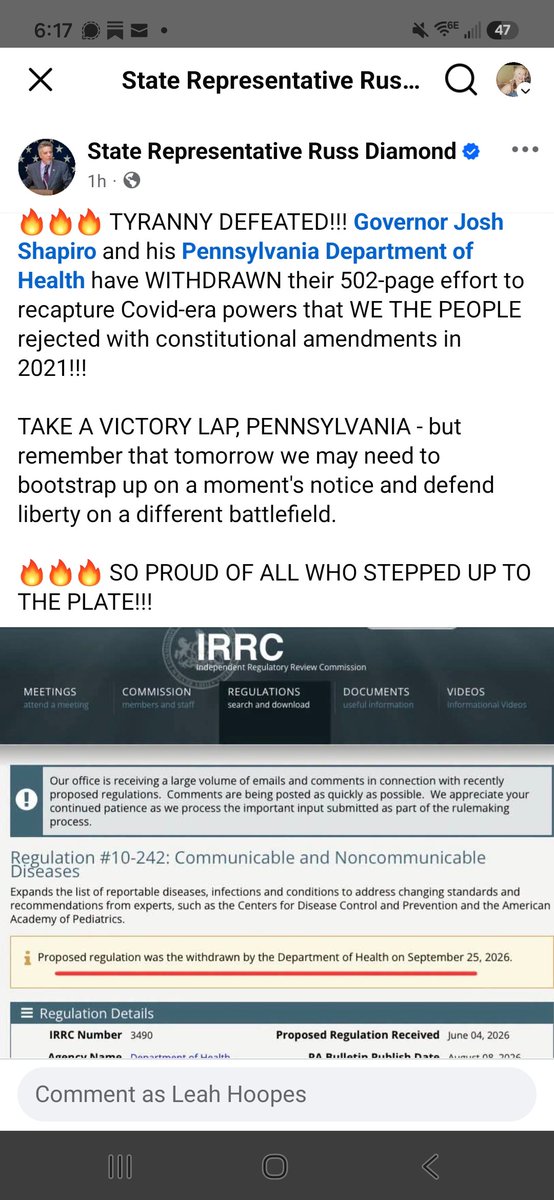 hoopes_leah's tweet photo. Don't tell me there is not power in numbers.
Great job people of PA. 
Josh Shapiro is defeated. https://t.co/KOIdeAIodb