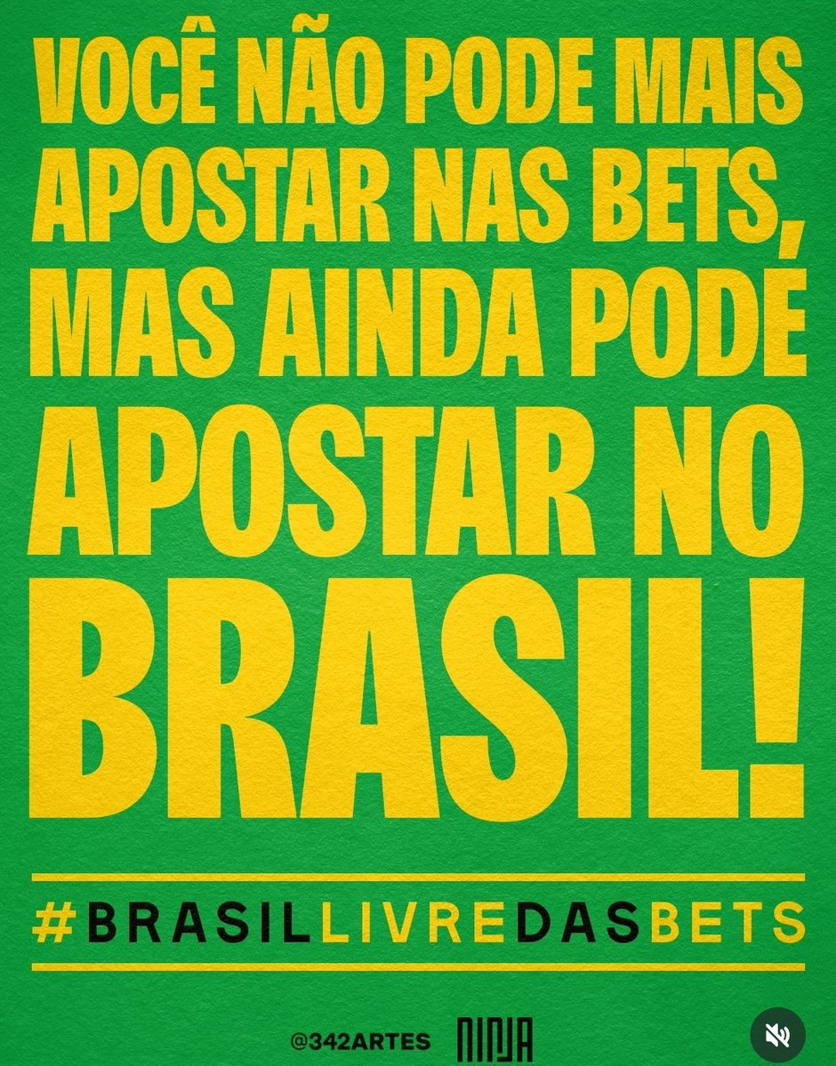 DayseDeLuta's tweet photo. Lula anunciou uma Medida Provisória que proíbe totalmente as apostas online e cassinos virtuais (as chamadas bets) no Brasil. Novos aportes financeiros já estão bloqueados a partir de hoje. Apostadores têm até as 23h59 do dia 5 de outubro para resgatar os saldos restantes. https://t.co/iUXc1BnurA