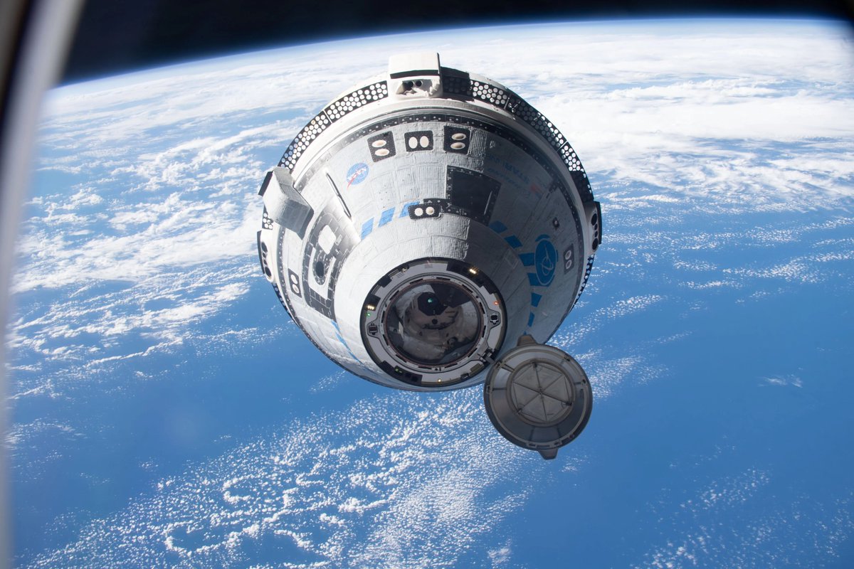 NASA's tweet photo. With @BoeingSpace, we’ll provide an update on Starliner development and plans for regular crew flights to and from the @Space_Station. Watch live Monday, Sept. 28 at 3pm ET: https://t.co/bxg2gpZzog https://t.co/OJaD49OyHh