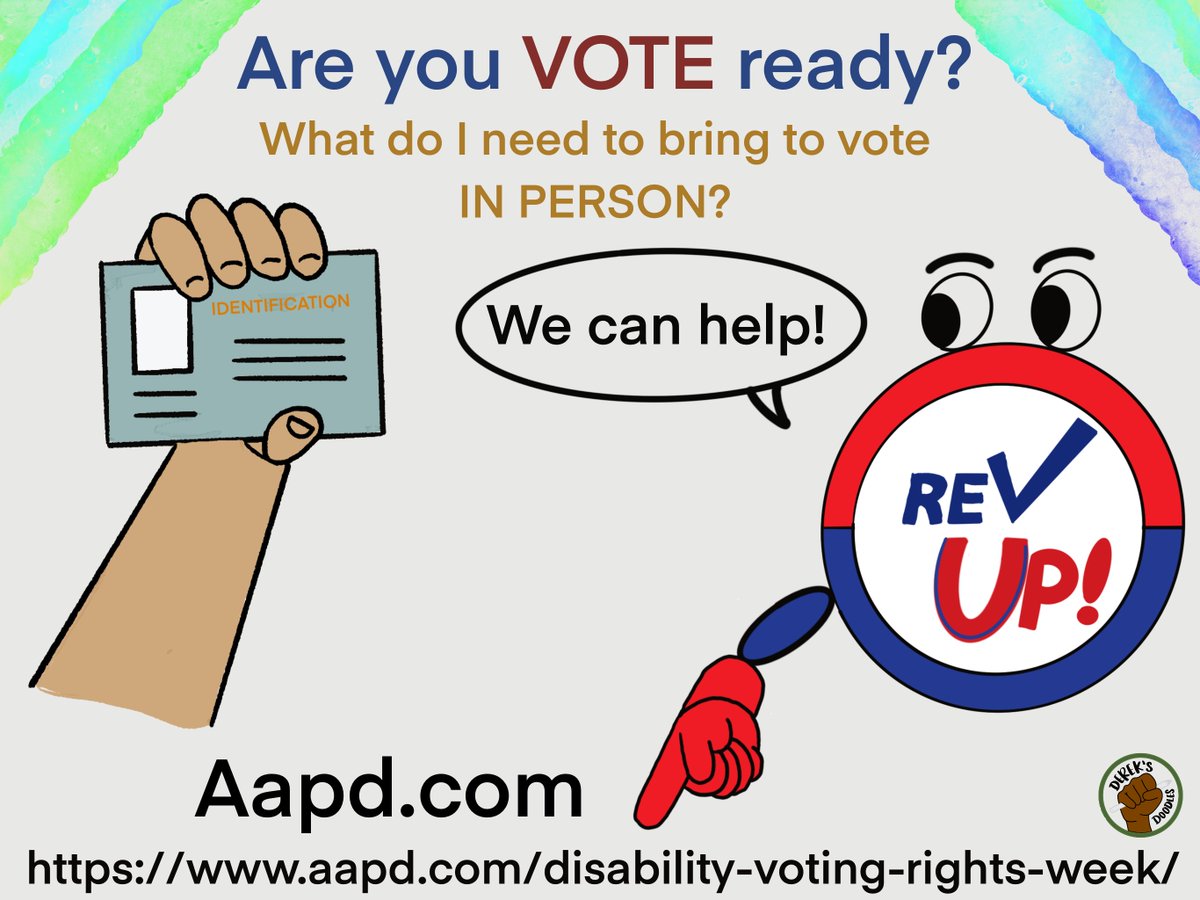 AAPD's tweet photo. Thank you for being part of Disability Voting Rights Week! These photos show Accessible Democracy Defenders taking action. Now, the work continues: Check your registration and state deadlines at https://t.co/W8l36Y8dLZ, then make your voting plan. https://t.co/rIgEPvtK1v
