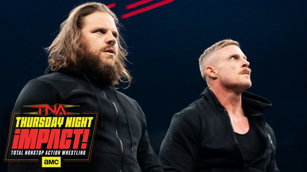 ThisIsTNA's tweet photo. .@JoeGacy and Samuel Shaw made their shocking presence felt at the expense of @JEFFHARDYBRAND and @MATTHARDYBRAND. #TNAiMPACT 

WATCH: https://t.co/OhATouL5TQ https://t.co/9pHGBv4H6G