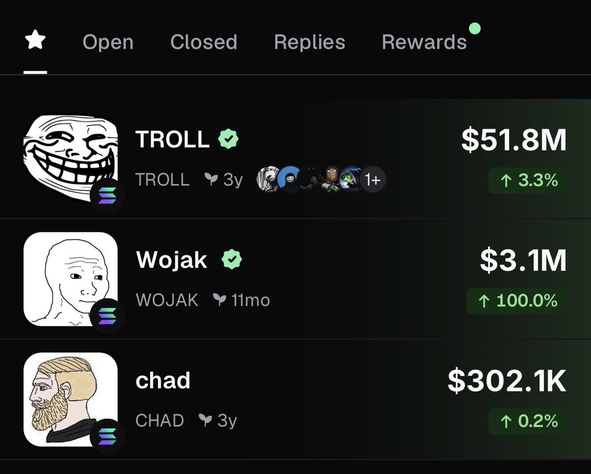 Trollfather's tweet photo. Enjoy social trading guys

I’ll be over here

$troll
$wojak
$chad https://t.co/XnYkaCiK1B
