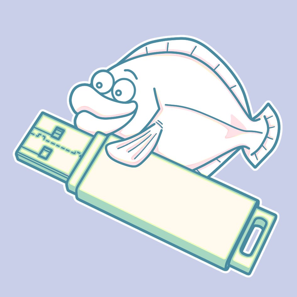 LlkP0dRcmQH82H4's tweet photo. どれだけデータを詰め込んでも、重さはそのまま💾🐟

#ヒラメ
#イラスト
#フラッシュメモリ
#USB https://t.co/NNyHc8CFyY