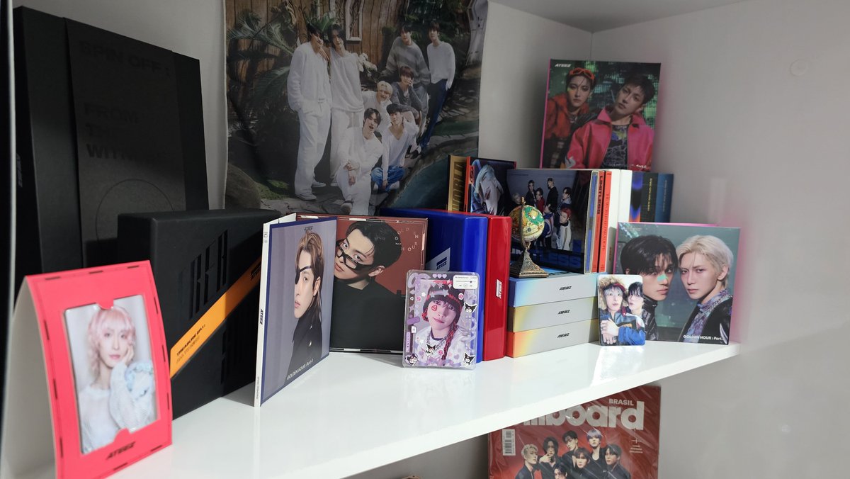 Kindinzin's tweet photo. Reorganizei e limpei meu cantinho do Ateez https://t.co/36sPhvh5Wx