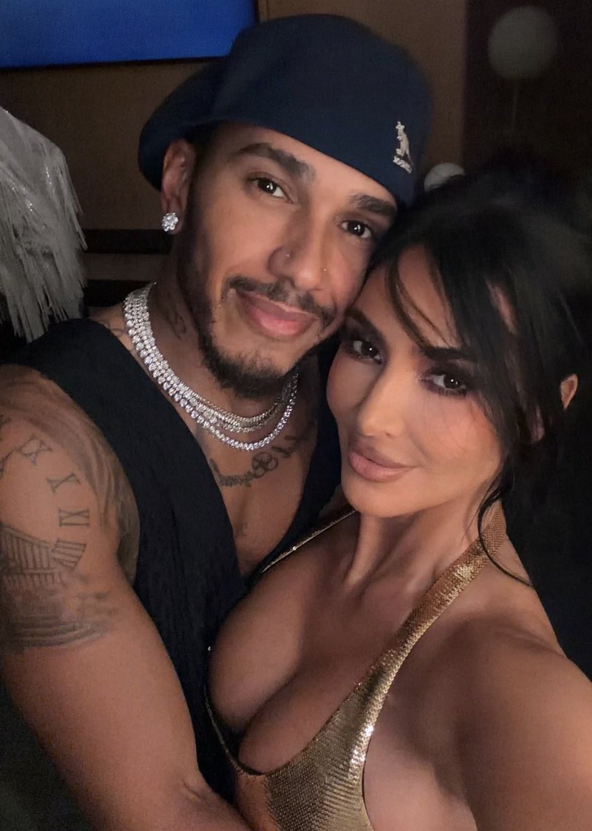 fiagirly's tweet photo. Lewis Hamilton and Kim Kardashian in Paris 🤍 https://t.co/niWOeGN1KV