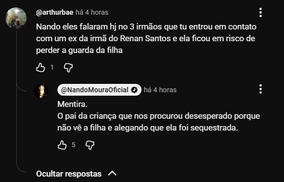 Anchovydamissao's tweet photo. O Renan não tem que se desculpar de nada - o próprio Nando admite o que fez.

Todo ódio a essa gente miserável é pouco. Tenha ódio e use dessa força pra despertar as pessoas. https://t.co/K9v5yzsHYU