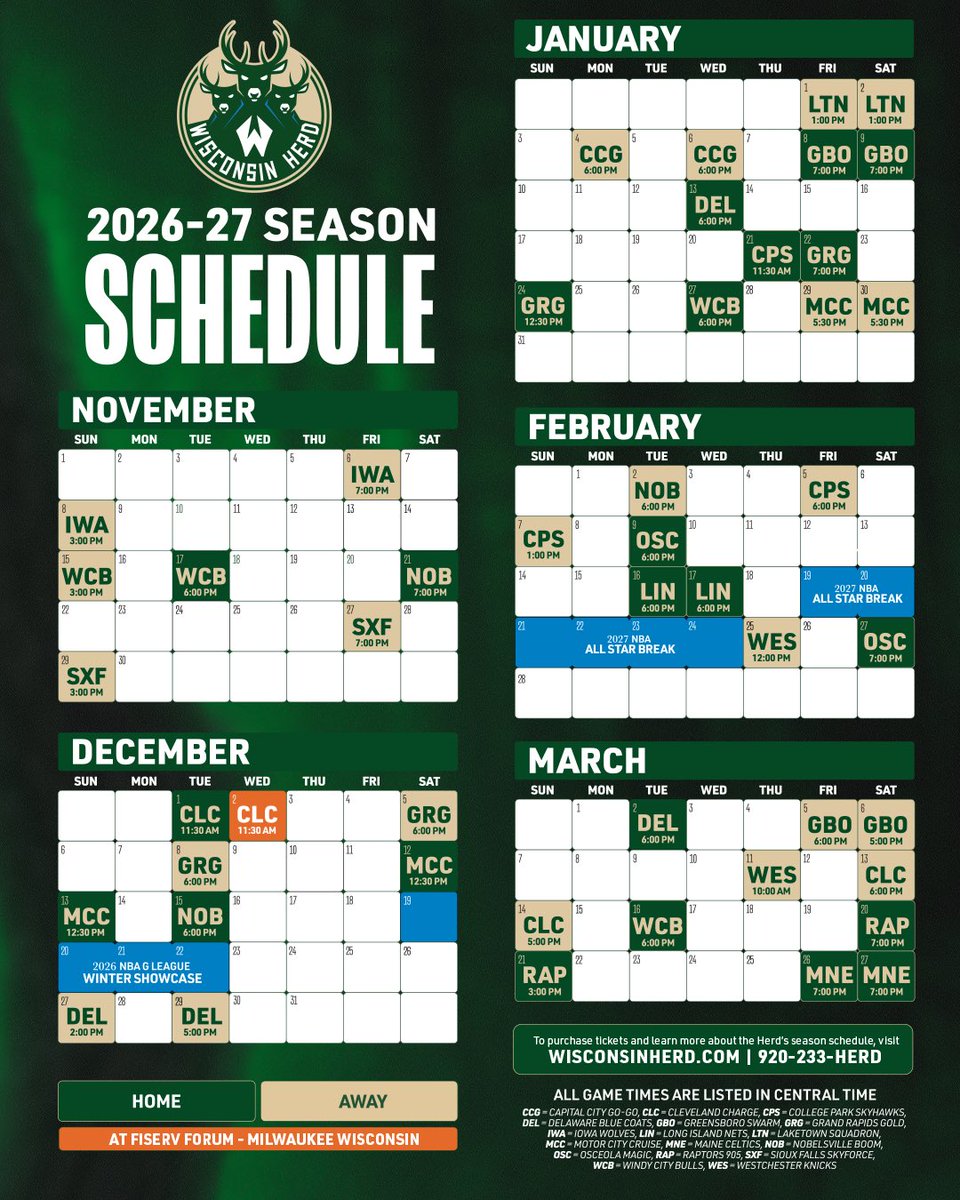 WisconsinHerd's tweet photo. mark your calendars 🗓️🦌 #herdup https://t.co/B1gUfHG5TC
