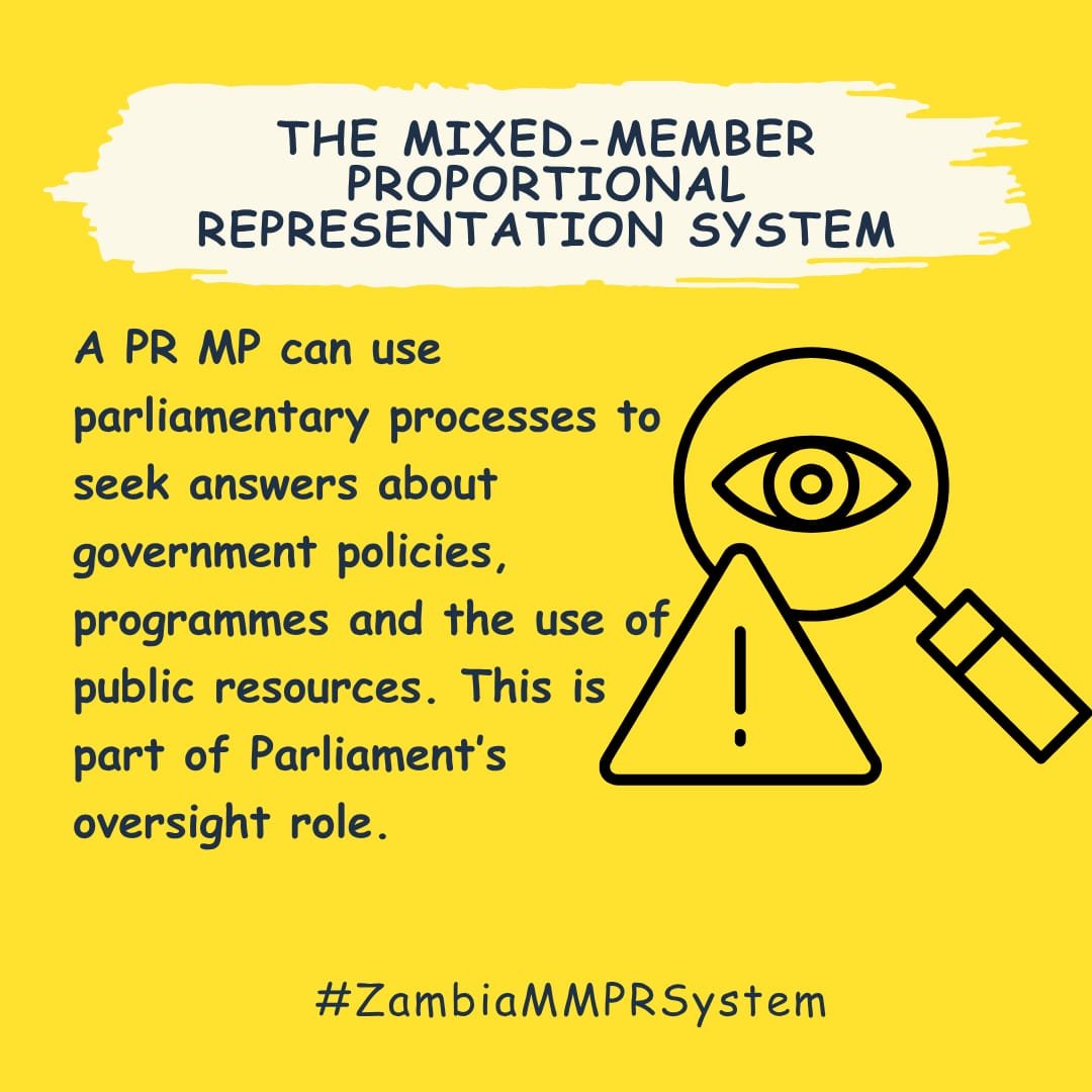 kathywalu64122's tweet photo. You have seen the new PR MPs. But do you know what their presence in Parliament means for you? 👀

Check the comments section 👇 and take a keen interest in understanding their role and how they can represent broader concerns in Parliament.

#ZambiaMMPRSystem #CivicParticipation https://t.co/zaVhnHezRC