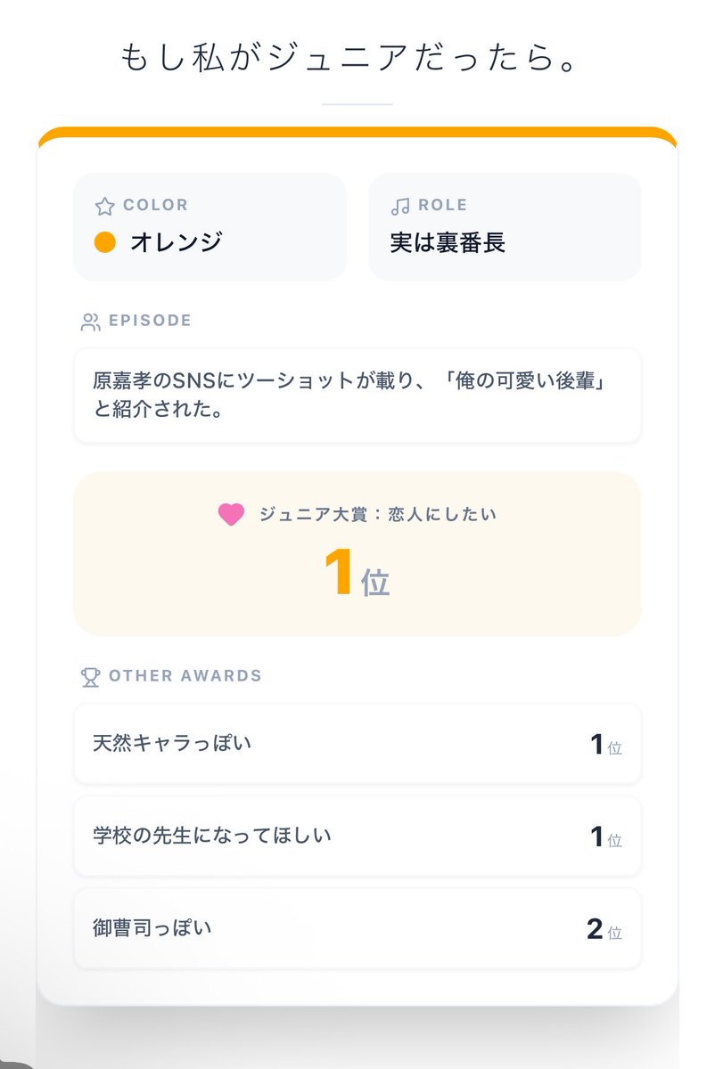 myityun's tweet photo. おすすめに流れてきてやってみたら🧡
よしたかに、俺の可愛い後輩とか言われたい🥰 https://t.co/MdkUBXOPau