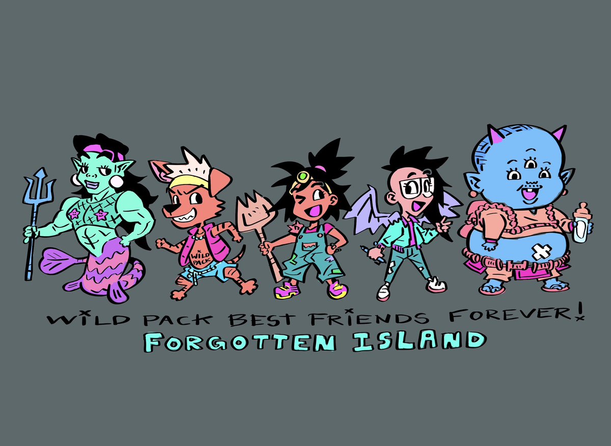 yesthisisaaron's tweet photo. Forgotten Island comes out today!!! This movie is so special, and so much fun. I got to storyboard on it for about 2 years and I had the best time drawing these characters doing the craziest shit. Everyone put so much love into it! Go see it! Now!!! https://t.co/Za31zOsFOQ