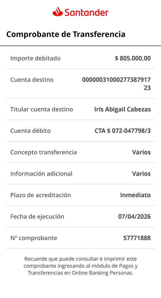 hssspecial's tweet photo. @selenasbates NOS ESTAFARON A MI Y A DOS AMIGAS MÁS!!!!!!
Tuvimos la mala suerte de confiar en esta piba IRIS ABIGAIL CABEZAS, ella nos confirmó que tenía las entradas y ahora según ella desaparecieron pero tenemos pruebas de que las estuvo ofreciendo a otra personas! https://t.co/6uW4Lp1uYB
