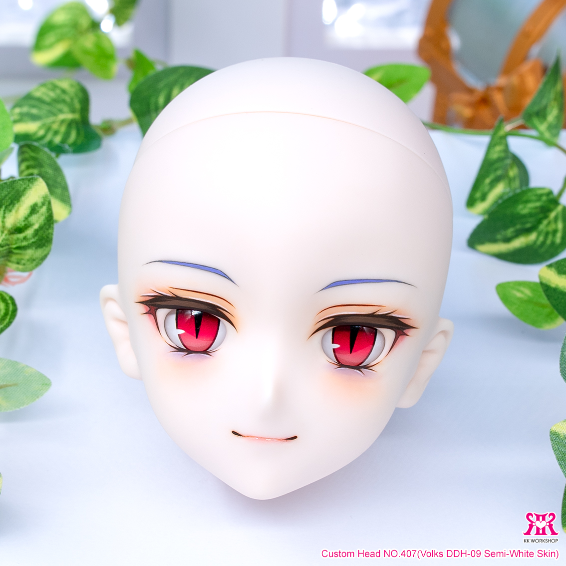 GeoKkaann's tweet photo. Commission Order
★ [KK WORKSHOP] NO.407 DDH-09 セミホワイト肌カスタムヘッド+アイ
東方Project
角色妝：蕾米莉亞・斯卡蕾特
https://t.co/hIINvWhe9o https://t.co/M0AEMF9sVp