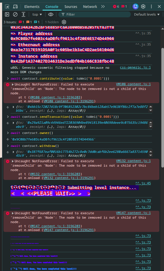 ciso_audit's tweet photo. Day 4/30: broke my first smart contract on purpose today. 🔐

Ethernaut's Fallback level — one function checked "did you out-contribute the owner," another skipped that check entirely and just asked "did you contribute >0." Same variable, two doors, one unlocked.

#Web3Security https://t.co/otk4mE8tCE