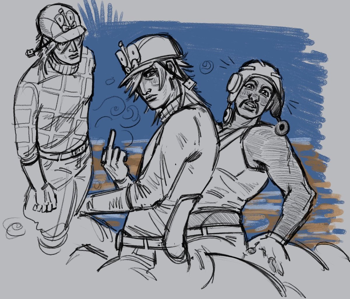 myrmecophagouss's tweet photo. Steel Ball Run on my mind https://t.co/RHLooyayMP