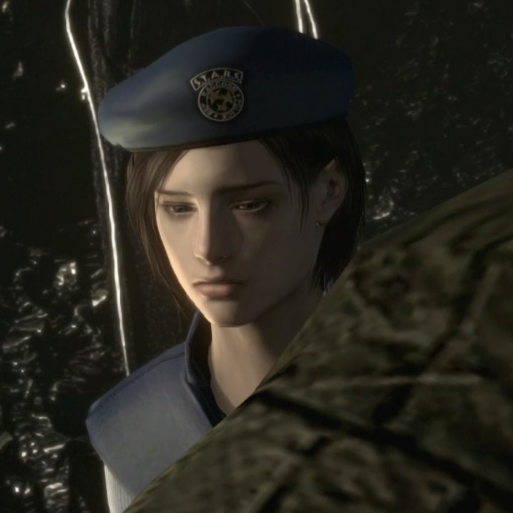 jillsapphic's tweet photo. i’m so fond of re1 jill she’s literally so cutieful 😕 my jillybean https://t.co/YLG2zI3WNd