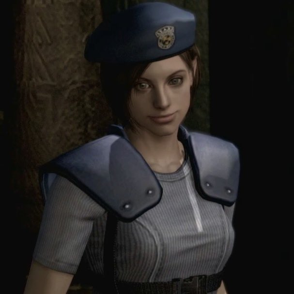 jillsapphic's tweet photo. i’m so fond of re1 jill she’s literally so cutieful 😕 my jillybean https://t.co/YLG2zI3WNd