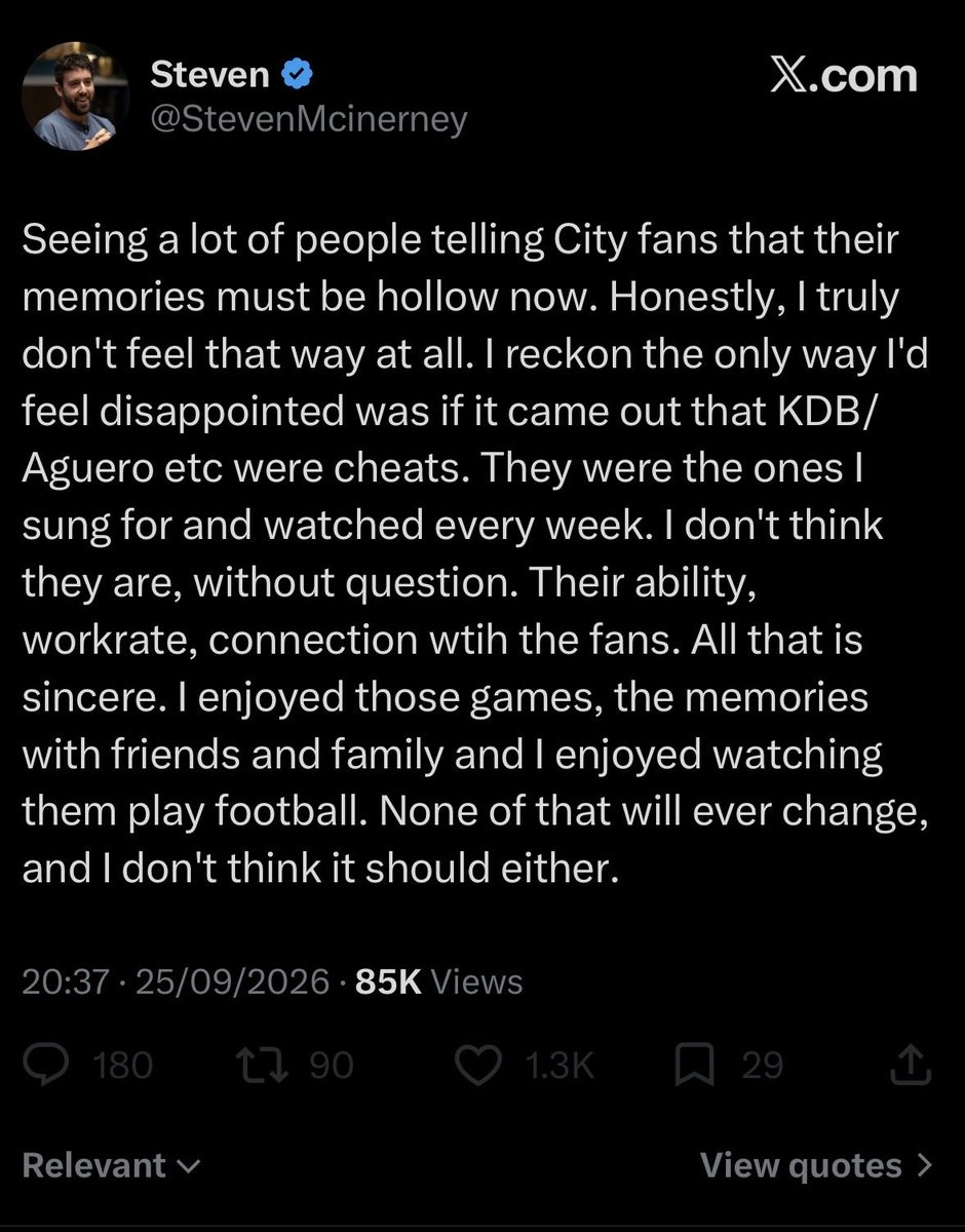 zirkwood_'s tweet photo. “The trophies we won with our illegally siphoned money aren’t hollow because the players we signed with said illegally siphoned money were really good at football” https://t.co/Kg0THvqIMk