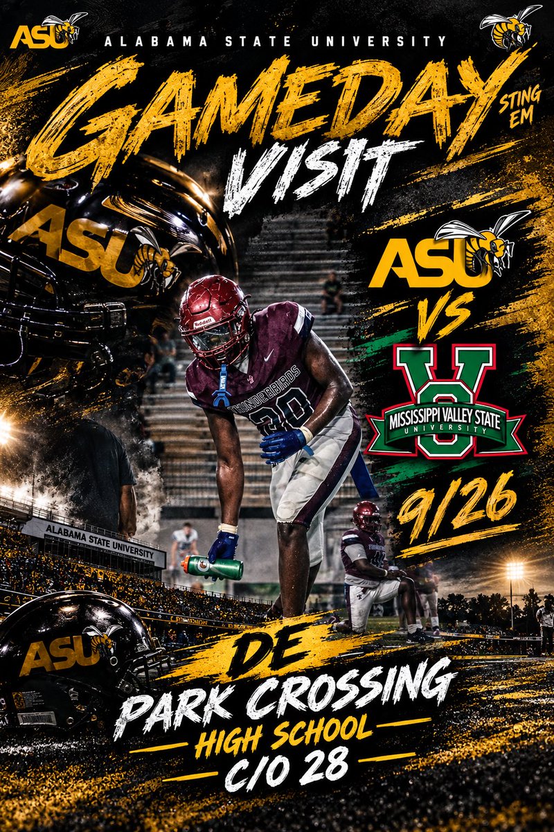 MartiseAdairJr's tweet photo. I will be at Alabama State University this weekend for a gameday visit!!! #gohornets🐝 @BamaStateFB @CoachPatt_212 @CoachLAoneal12 @Coach__JWill @_smj11 @AL_Recruiting https://t.co/HC43k6BUOj