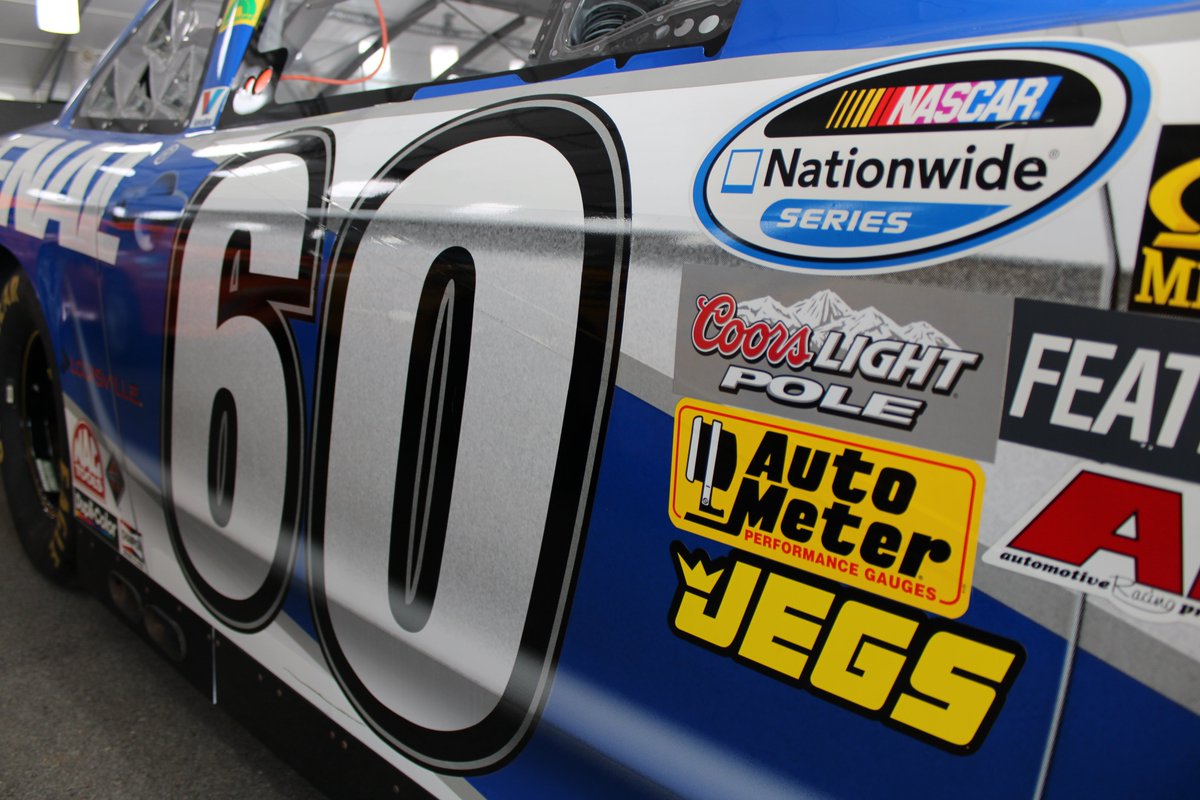 STaranto92's tweet photo. Another OG Nationwide CoT up for auction at Mecum Nashville is this Carl Edwards car, Chassis RK-638

Carl drove this car to victory at Texas in the spring of 2011, earning the first O'Reilly Series win for the Ford Mustang and the first NASCAR win overall for a Mustang since Bobby Allison won Bowman Gray in 1971.