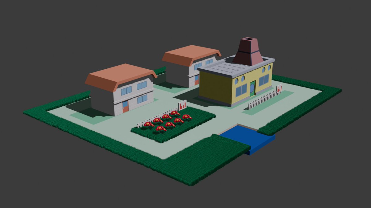 Joonquarter's tweet photo. 태초마을 디오라마

#pokemon
#blender
#포켓몬스터
#포켓몬
#블렌더
#3D
#디오라마 
#태초마을 https://t.co/rAgCx5YbhE