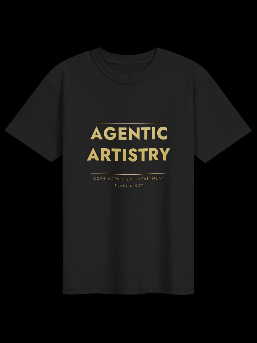 CoreArtsEnt's tweet photo. Agentic Artistry tee.

Live.

https://t.co/YmOM6bsF4k https://t.co/Cbe5TUhbWr