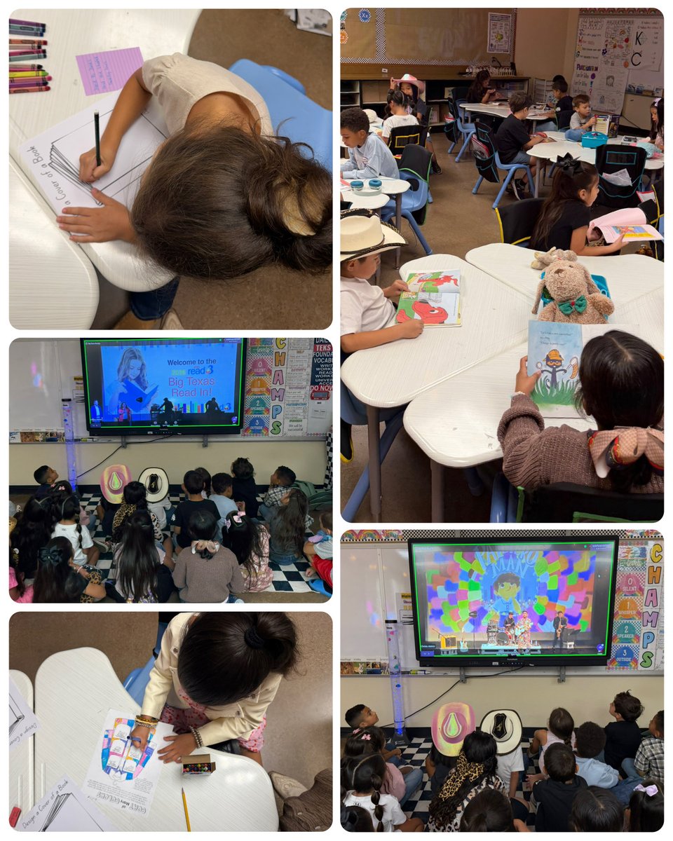 LBJelementary's tweet photo. Reading in Mrs. Ramos’ class! Knights love to read with their stuffies! @LBJelementary
2026 Read 3 Big Texas Read In and Dolly Day!🩷⭐️ @EctorCountyISD @HEB
#Read3ReadIn #HEB 📚♥️ https://t.co/CC6xfER6KX