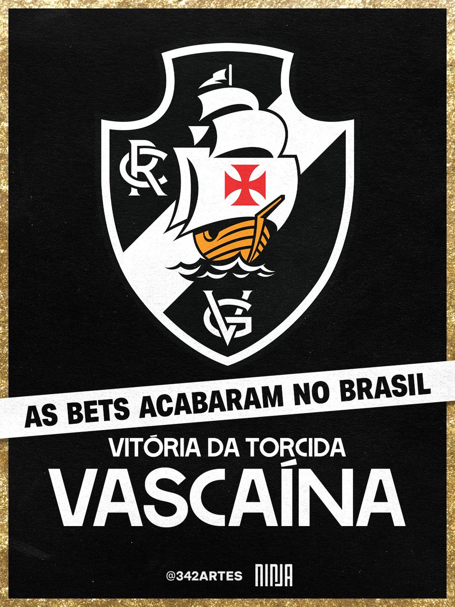 MidiaNINJA's tweet photo. ⚫⚪ VASCAÍNOS CONTRA AS BETS. 

A fé é no Vasco, não na casa de aposta.

#BrasilLivreDasBets https://t.co/ahz4B7HYEl