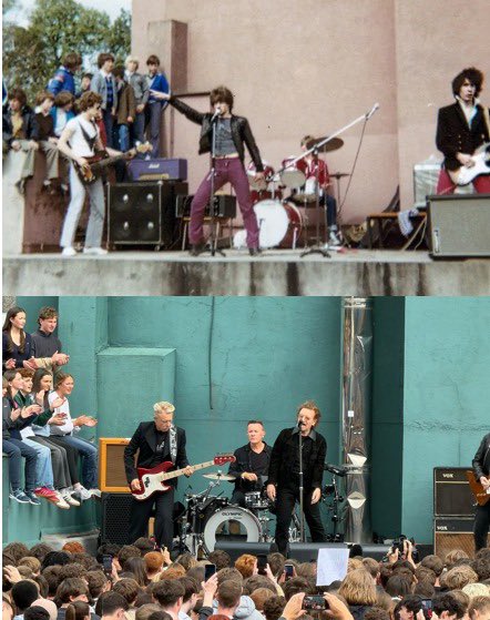 niallh's tweet photo. @U2 50 years, amazing! The wall has been painted but other than that! https://t.co/SZ49Zerhm2