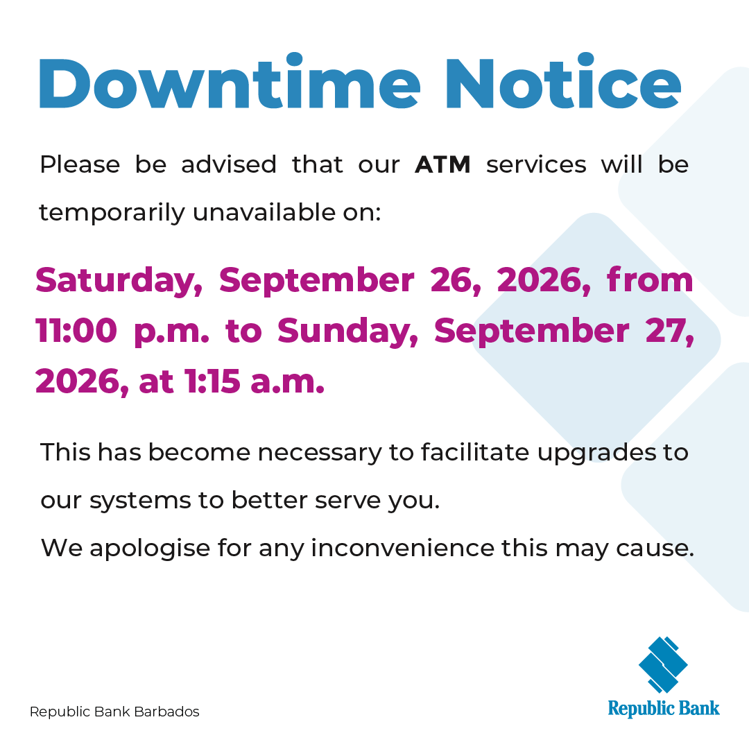 republicbankbb's tweet photo. Please be advised https://t.co/x3zg2pWwQN