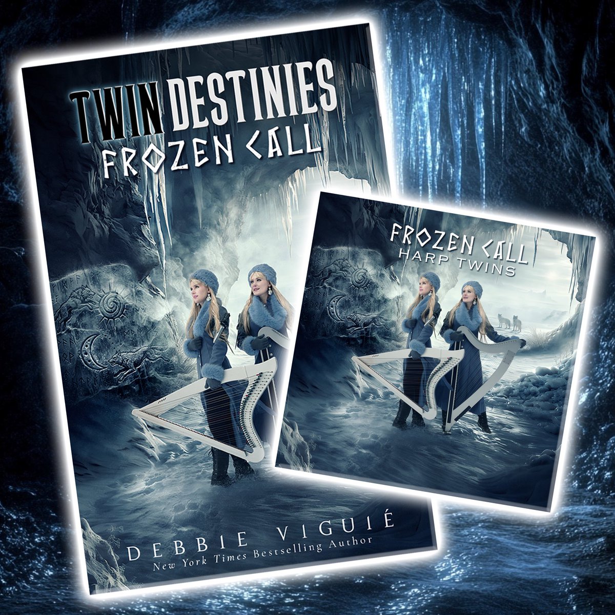 HarpTwins's tweet photo. Pre-order ❄️FROZEN CALL❄️ our epic original nordic-fantasy ALBUM and NOVEL collaboration with New York Times Bestselling Author, Debbie Viguié! https://t.co/6f7uhPiWus 🌬️🌬️ https://t.co/vXNiyk3N4M