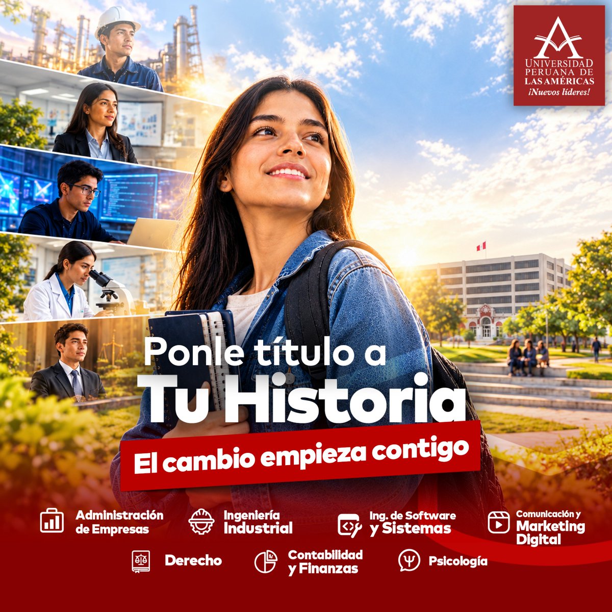 UnivLasAmericas's tweet photo. Tu historia merece un gran título. 🎓✨

El primer capítulo comienza con una decisión: elegir dónde quieres llegar. 🧭

 Regístrate aquí: https://t.co/CiT94Oelek https://t.co/SdukhfxaGW