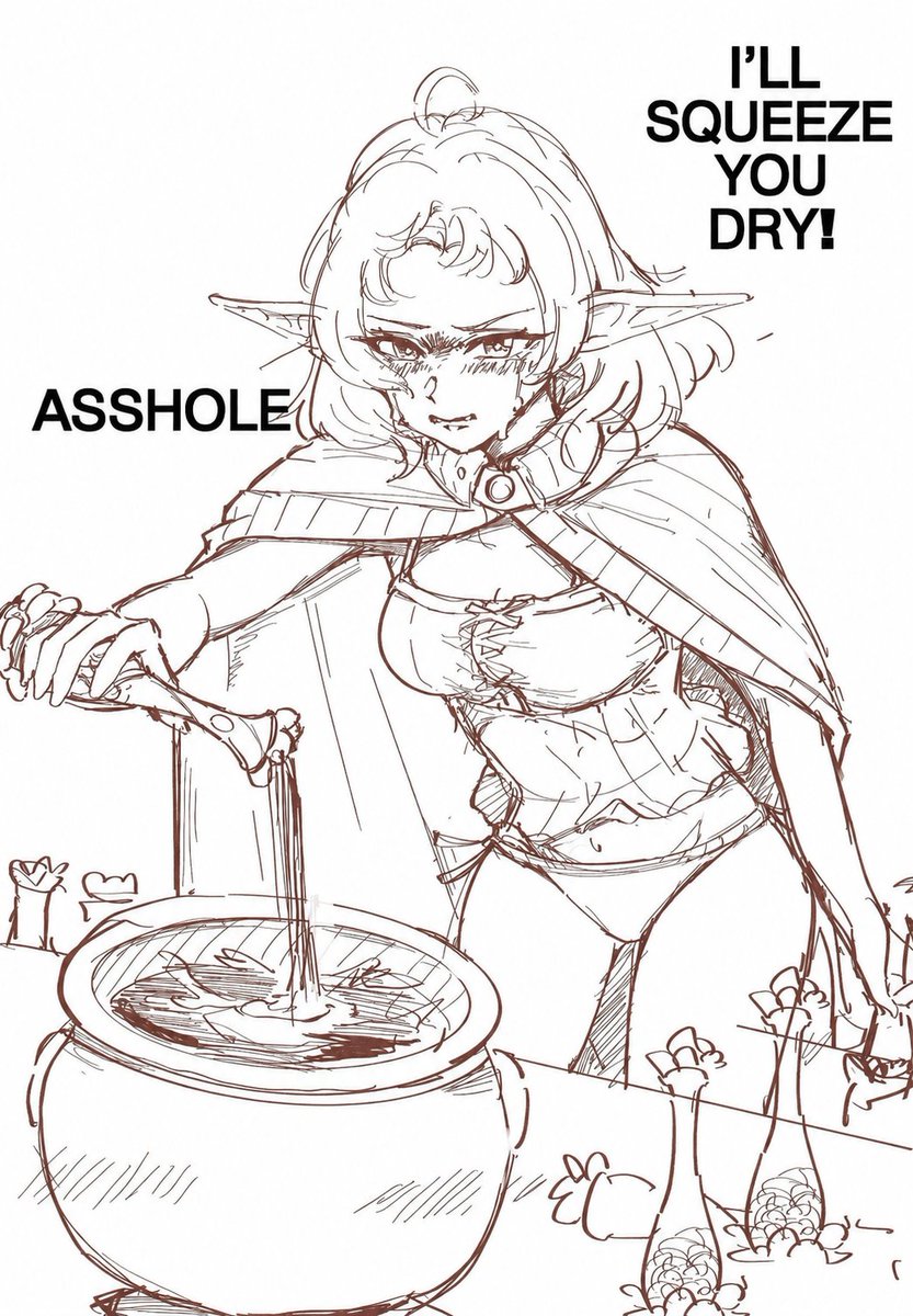 KellerMon's tweet photo. Sylphie wasn’t backing down. She took matters into her own hands.

#MushokuTensei https://t.co/uHLUyNpNg6