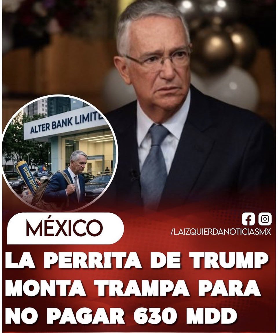 RiosAnaMa's tweet photo. ¡FRAUDE! TV Azteca de Ricardo Salinas Pliego, firmó un préstamo de 290 MDD con AlterBank, un banco fantasma en El Caribe, cinco semanas antes de declararse en concurso mercantil. Ante esto, un banco en Nueva York, demandó a la televisora y al banco por una maniobra fraudulenta para evadir el pago de más de 630 millones a los tenedores de bonos. Detrás de AlterBank están dos personajes vinculados a escándalos de corrupción en El Salvador y al círculo de Nayib Bukele.