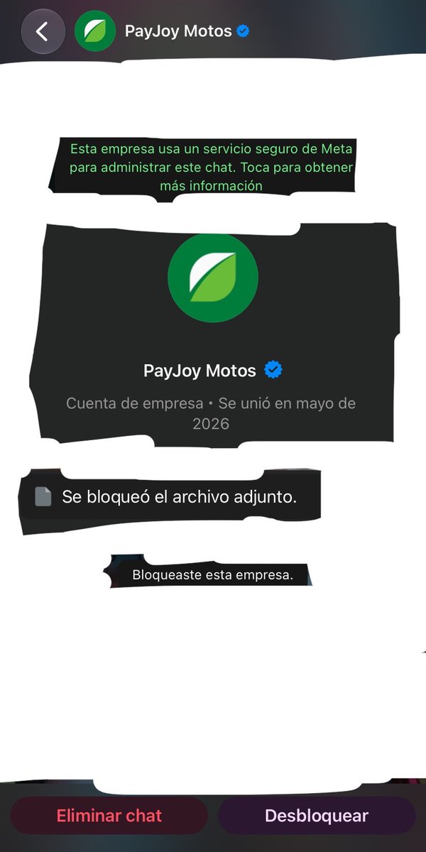 Malice_Min's tweet photo. Alguien sabe por que sucede esto?

Tengo todo bloqueado y aun así me llegan estos mensajes de “compañías” y “negocios”…

En fin @payjoy reportada y bloqueada como todas las demás.

Ojalá algún día dejen de estar chingando https://t.co/3jJdTAFiAC