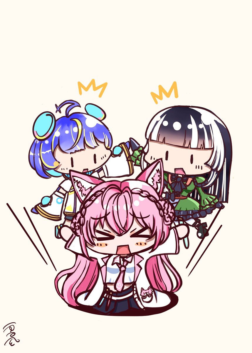 Setsunaillustr1's tweet photo. おまけ
｢こよもーーー！｣
 #らでん似絵  #SopiArt  #こよりすけっち https://t.co/PqHGd2vYSq