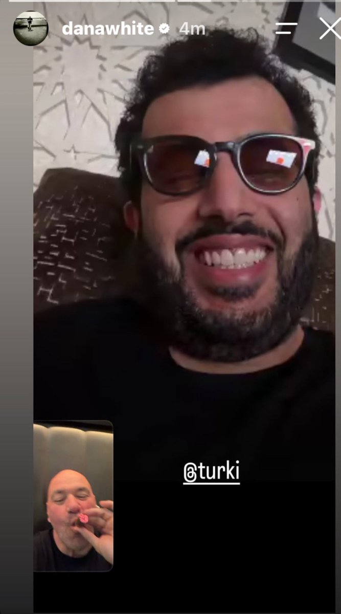 EverythingBoxi2's tweet photo. 👀 JUST NOW: DANA WHITE POSTING HIM AND TURKI ON INSTAGRAM https://t.co/4nPy59Hv4i